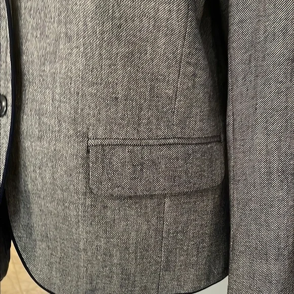 GAP Wool Blend Navy Uniform Academy Blazer with Polka Dot Lining - Picture 6 of 12